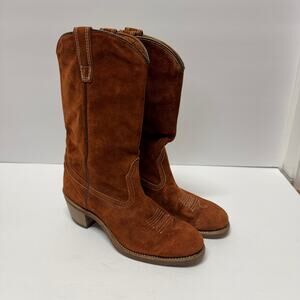 Wolverine Tan Suede Ankle Booties